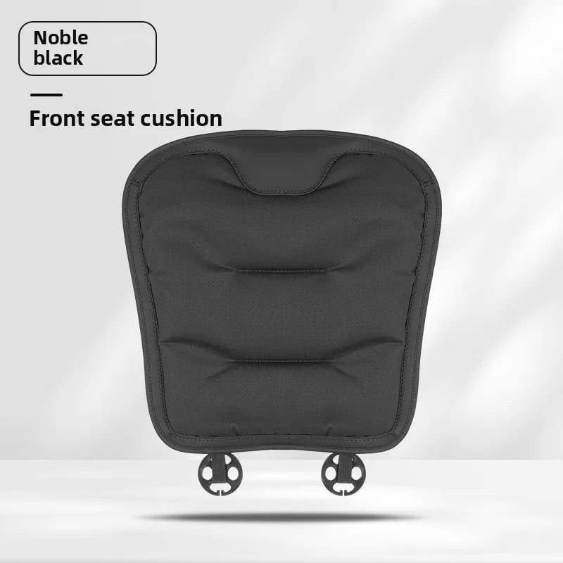 Universal Perforated Nappa Leather Car Seat Cover Luxury Sedan SUV Breathable Comfortable Cloud Cotton Cushions Car Seat Cover