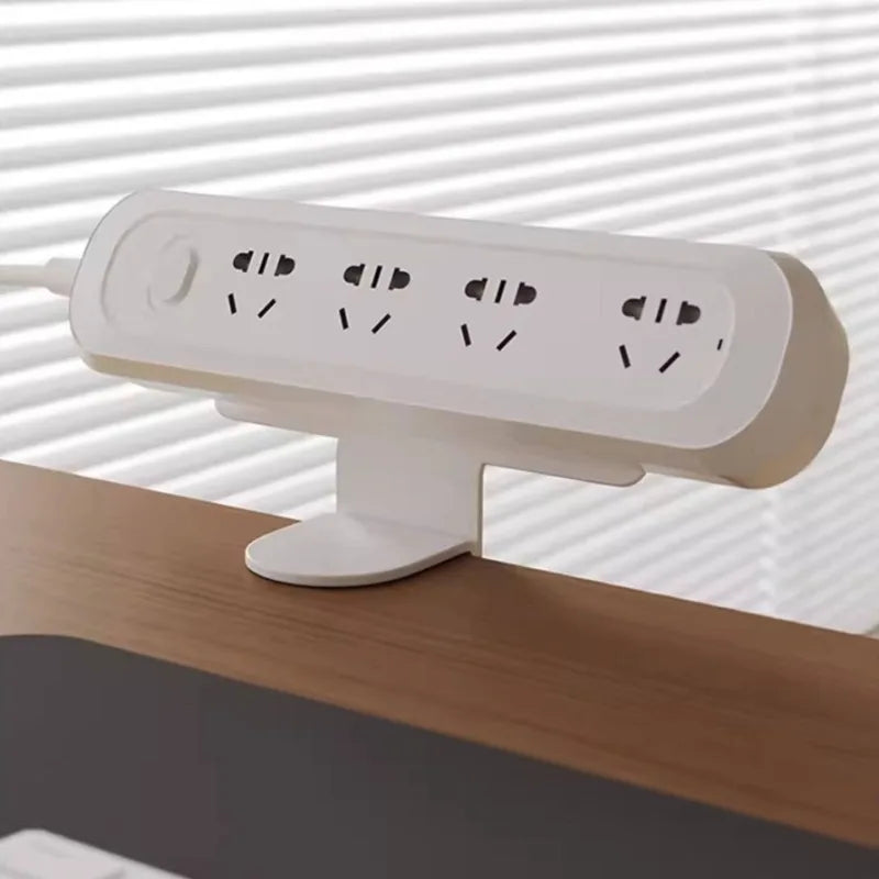 Under Desk Power Strip Holder – No-Drill Cable Management Tray for Outlet Fixing, Wire Organizing & Shelf Storage