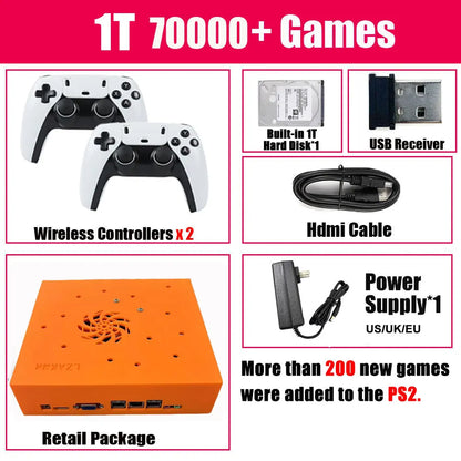 M8 Dual System Retro Game Console I3-3110M | 1TB HDD 70,000+ Games | PS2 Wii PSP N64 SS | Plug & Play TV | Wireless Controller