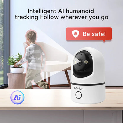 4MP HD 5G WiFi PTZ Camera Auto Tracking Cry Detector Home Indoor Security CCTV Surveillance Cameras Baby Monitor