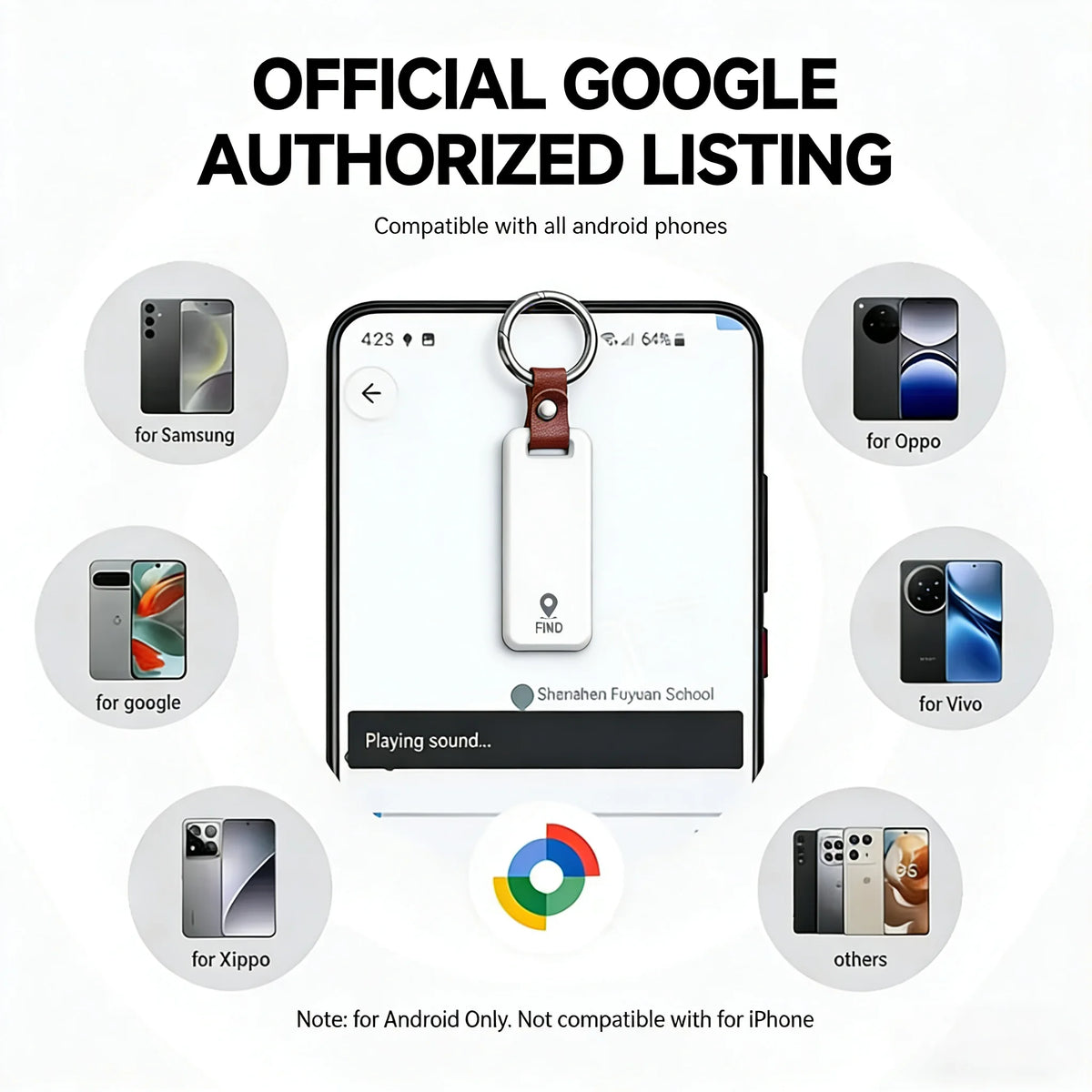 Mini Google Find My Gps Tracker Android Bluetooth Smart Activity Trackers Wearable Devices Android Airtag  Smart Locator
