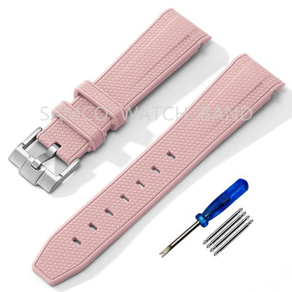 Silicone Strap for MoonSwatch Watch 20mm Rubber Replacement Band for Omega X Swatch Speedmaster Watch Bands