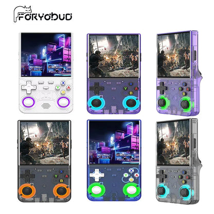 R36 Ultra Console Portable Retro Game 4‘’ IPS Screen Handheld Game Players Emulator Pocket Video Player 64G/128G