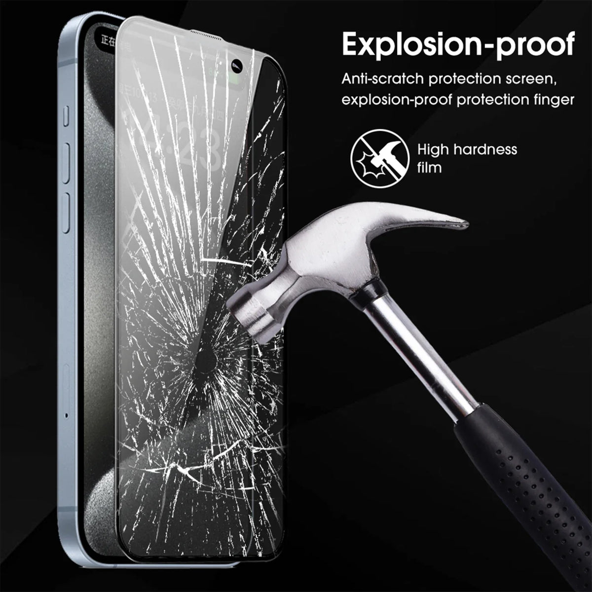 Easy Install Tempered Glass Privacy Screen Protectors for IPhone 18 Pro Max/18Pro/iPhone 17Pro Anti-spy Auto Alignment Kit Film