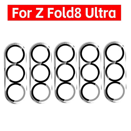 5-1Pcs Tempered Glass Camera Lens Film for Samsung Galaxy Z Fold 8 9H Anti-scratch Protective Film for Z Fold 8 Ultra Lens Film