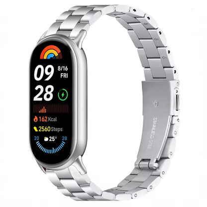 Metal Strap For Xiaomi Band 10 9 8 Belt Smartwatch Stainless Steel Mi Band 9 Bracelet Wristband Miband 11 Watchband Accessories