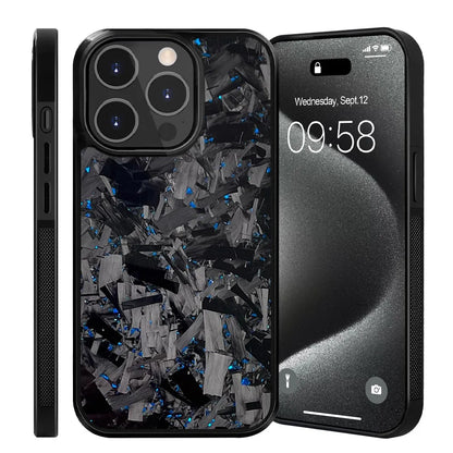 Magnetic Real Forged Carbon Case for iPhone 17 17Air 16 15 14 13 12 11 Pro Max 16+ 15+ Protective Phone Back Cover with MagSafe