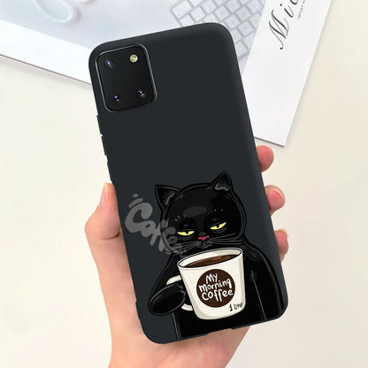 For Samsung Galaxy Note10 Lite Case SM-N770F 6.7'' Popular Candy Painted Cover Soft TPU Phone Case For Samsung Note 10 Lite Bags