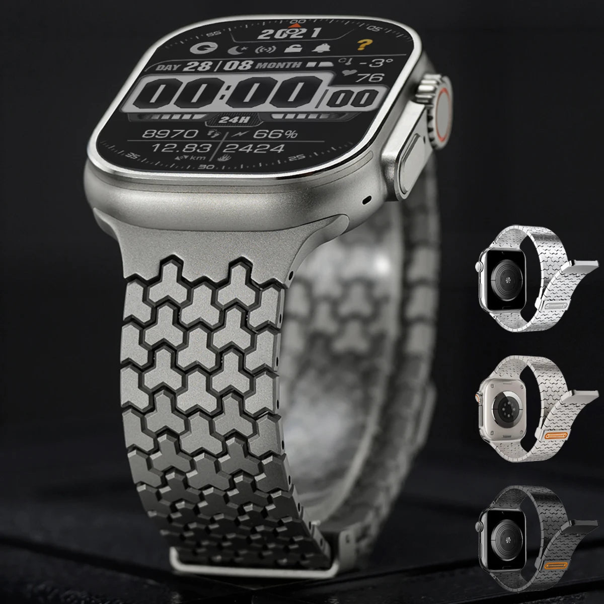 Magnetic Bracelet for Apple Watch Band 46/45/44mm 41/40mm Stainless Steel Strap Iwatch Series 11 10 9 8 7 SE3 Ultra 49mm Correas