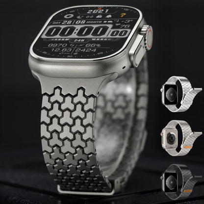 Magnetic Bracelet for Apple Watch Band 46/45/44mm 41/40mm Stainless Steel Strap Iwatch Series 11 10 9 8 7 SE3 Ultra 49mm Correas