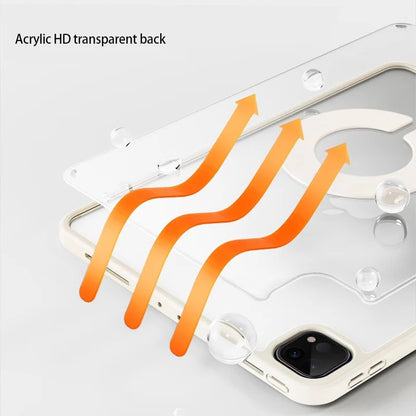 For iPad Pro 11 Case 2024 M4 Pro 13 Case Air 11 M2 Magnetic Detachable Cover iPad Air 13 M3 12.9 2022 Air 5th 10.9 Air 4 Funda