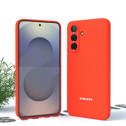 For Samsung Galaxy A56 A36 A16 A55 Case Soft Liquid Silicone A35 A15 A54 A34 S25 S24 S23 Ultra Thin Shockproof Phone Back Cover