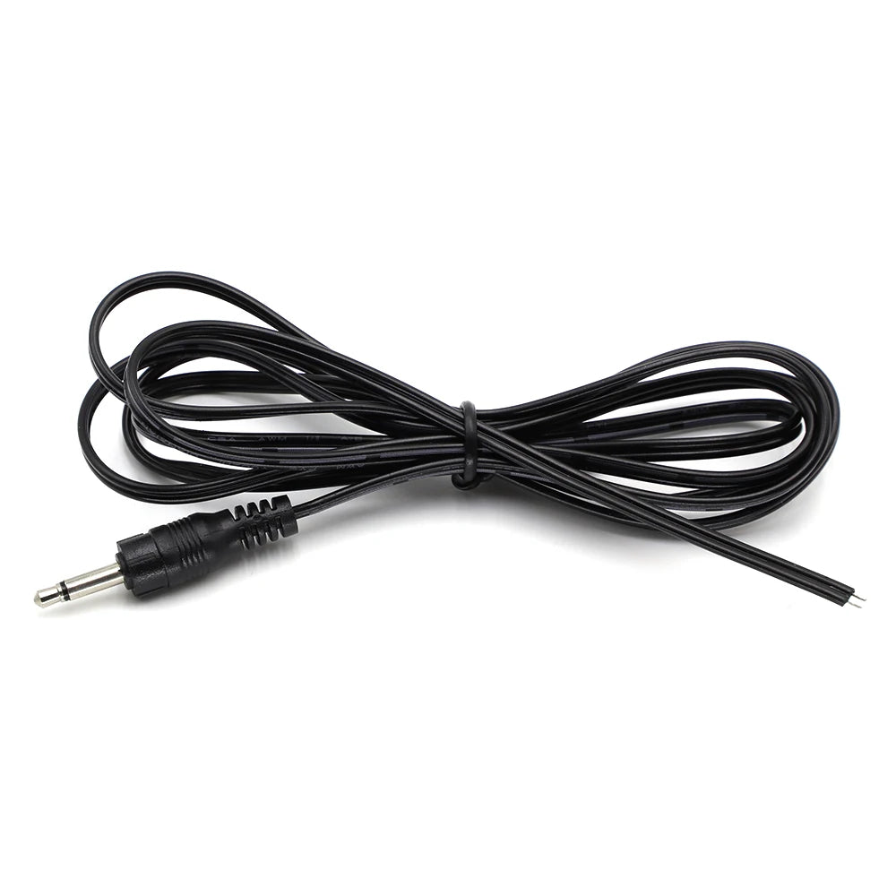 1/5/10pcs 3.5mm Mono Stereo Headset Male Plug with Cable 2 Pole 3.5 mm Audio Jack Adapter AUX Connection Cable DIY