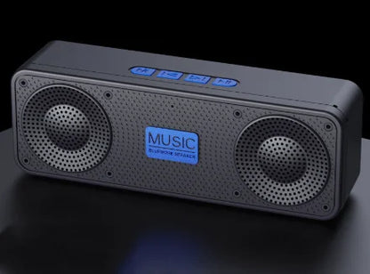 S18 Bluetooth Speaker W/ Subwoofer, FM Radio, 20H Battery, Waterproof, Stereo for Phone/PC Outdoor