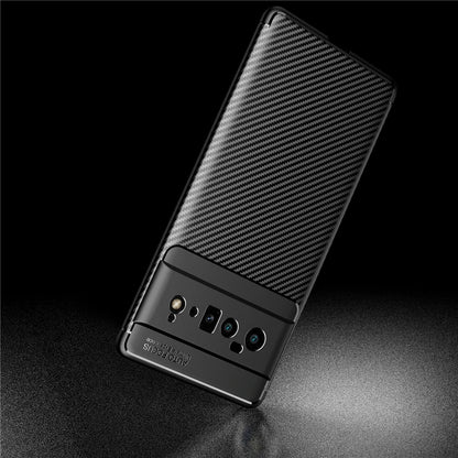 Carbon Fiber Cover For Google Pixel 6 Pro Case Silicone Funda Google Pixel 6 Pro Ultra Thin Case For Google Pixel 6 Pro 6.67inch