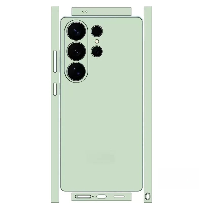 Colorful Decal Skin for Samsung Galaxy S24 S23 S26 Ultra Plus S25  Back Screen Protector Cover Wrap Stones Sticker