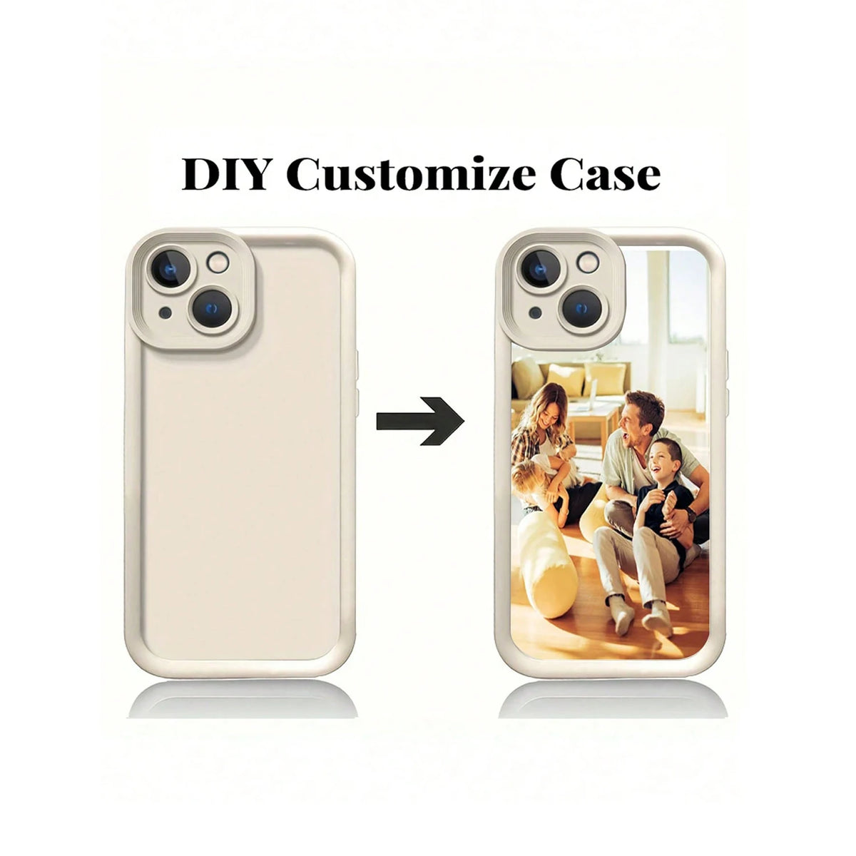 DIY Personalized Photos Customized Frosted Case For iPhone 16 15 14 13 12 11 Pro Max SE 2020 2022 XS XR MAX Back Cover Cases