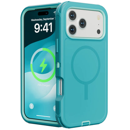 Rugged Armor OTT Defender Box Magnetic Phone Case For iPhone 18 Pro Max 17 Air 16 15 14 13 For Magsafe Shockproof Protect Cover