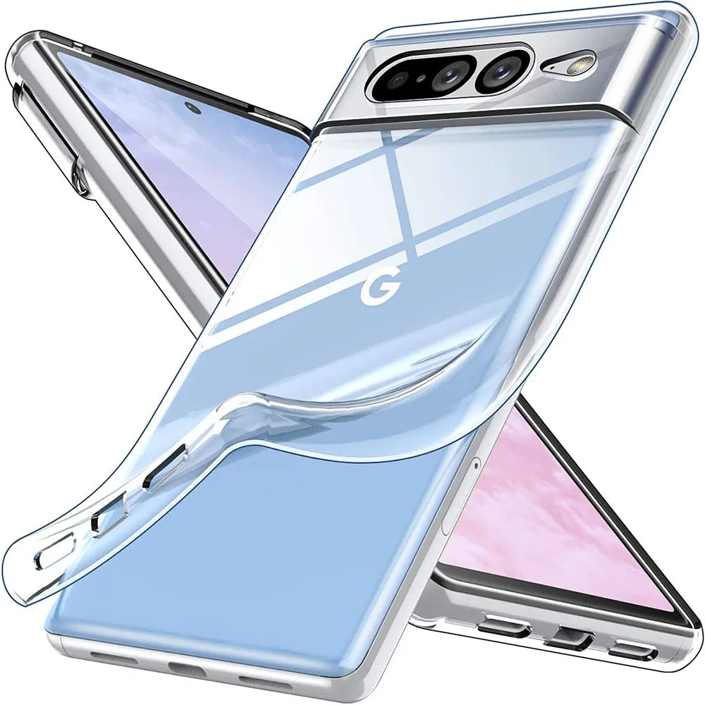 Case For Google Pixel 7 6 8 9 10 11 Pro XL 9a 10A 6A 7Pro 5G Soft TPU Clear Back Cover Phone Cases
