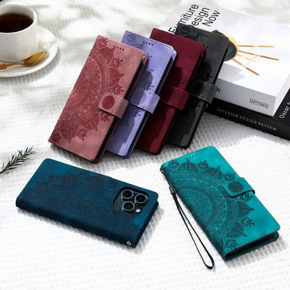 S26 S25 S24 S23 S22 S21 S20 Ultra S10 S9 S8 Plus FE Case For Samsung Galaxy Note 20 10 9 8 Leather Wallet Phone Cover
