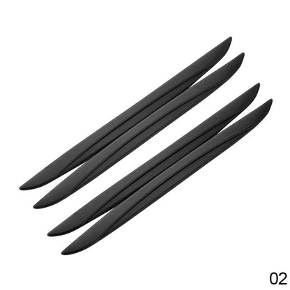 4PCS / Set Universal Scrape Guard Bumper Guards Car Door Edge Protector Rearview Mirror Protection Sticker Protective Strip