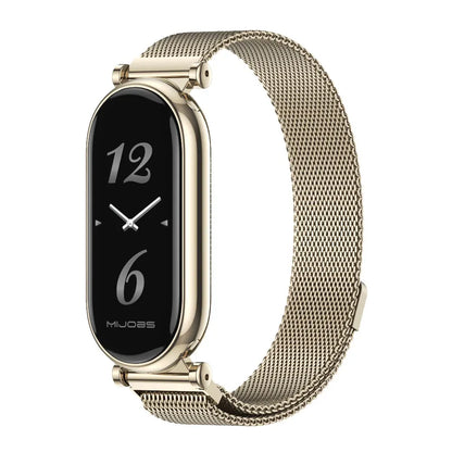 Mi Band 10 9 8 Strap Metal Smart Bracelet Milanese Girls Women Small Wrist Band For Xiaomi Mi Band 8 9 Smart Watch
