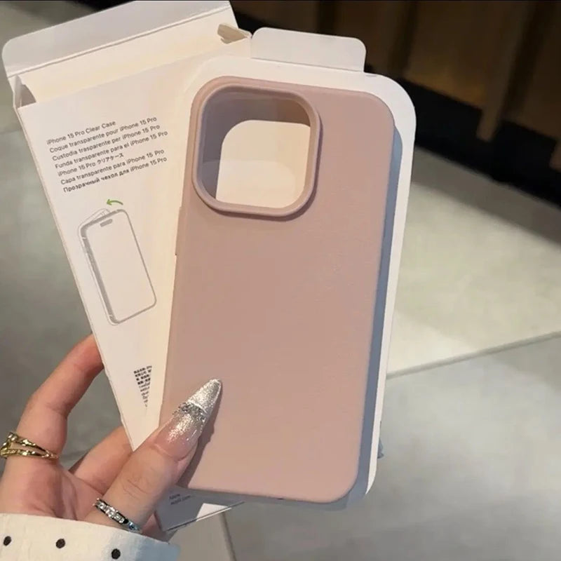 Soft Candy Lichee Pattern Silicone Case For iPhone 17 Air 16 11 12 13 14 15 Pro Max Cases For IPhone 16 Plus X XS XR 16E Cover