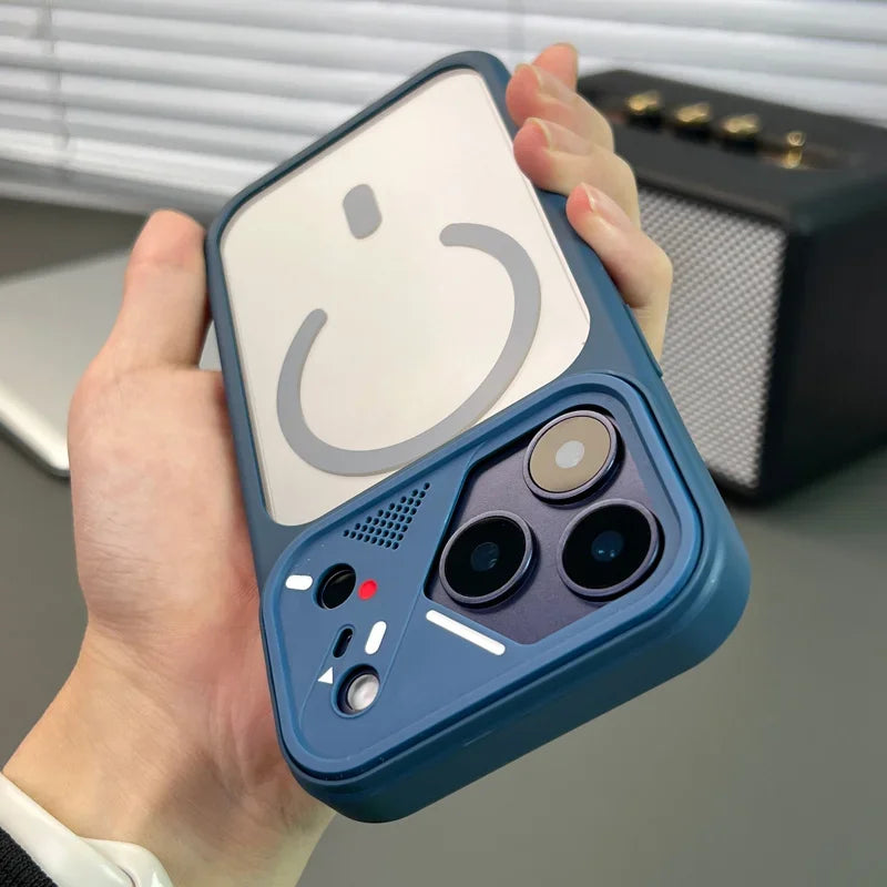 Acrylic Shockproof Hard Cover For Iphone 17 Pro Max Air 16 15 14 Plus 13 12 Pro Max 11 Luxury Soft Frame For Magsafe Clear Case