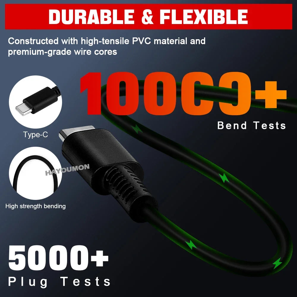 New 60W AC Adapter For NS Switch 2 Type C Fast Charger Power Supply Support TV Mode Wall Charger For Switch 2 Game Accessories