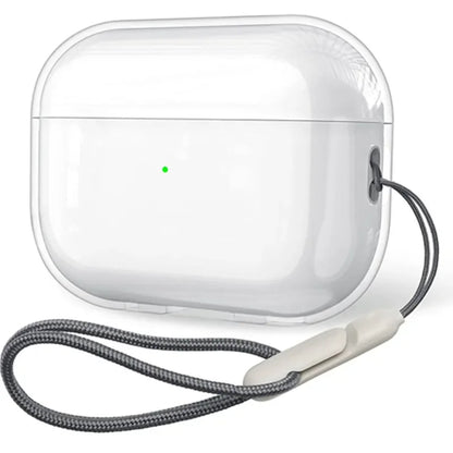 Clear Soft TPU Earphone Case with Lanyard Strap for Airpods Pro 2 3 2nd Generation Air Pods 5 4 1 3rd 2026 Gen Cover Accessories