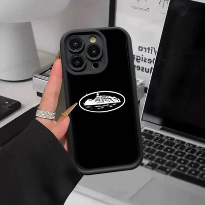The World-C-Corteizs Phone Case iPhone 16 Plus 15 11 14 12 13 17 Pro Max Shockproof Soft Cover