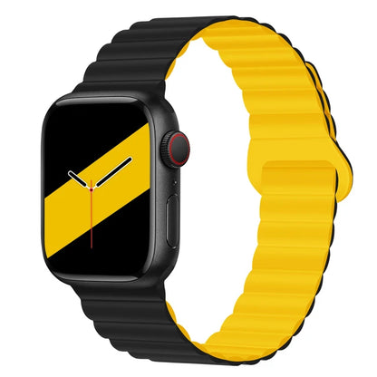 Magnetic Strap For Apple Watch Band 46mm 45mm 49mm 40mm 42mm 41mm Silicone Sport Bracelet iWatch Series Ultra 10 9 6 7 8 SE 44mm