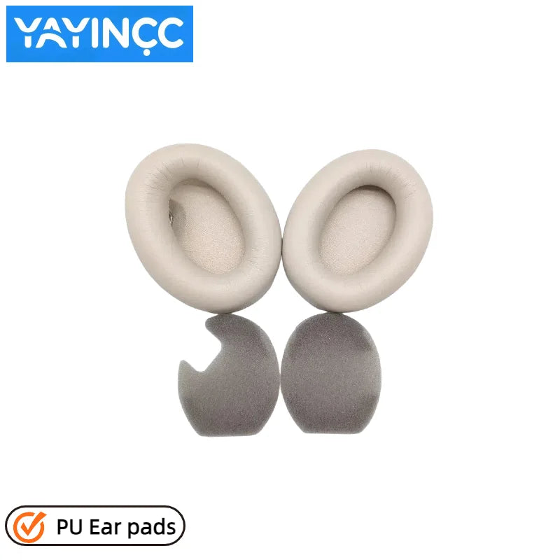 Replacement Easy to install Snap on Headbeam cushion/Protein skin memory sponge ear pad For Sony WH-1000XM4 Headset repair parts