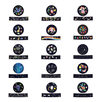 Star LED Night Light Projector, Star Ocean Projection Light, 15 Films Light Projector, Best for Christmas Kids Gifts
