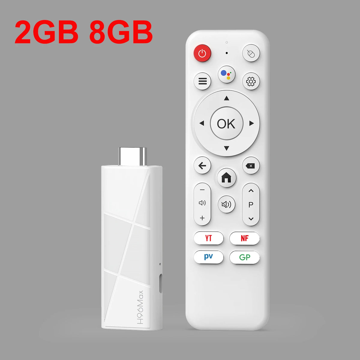 2026 H96 MAX RK3518 Mini TV Stick Android 14 4K Media Player Quad Core Voice Remote WiFi6 BT5.4 2GB RAM 8GB/16GB Smart TV Box