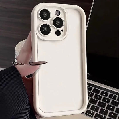 Candy Color Soft TPU Case For iPhone 17 17e 16 14 15 Pro Plus 13 12 11 Pro Max 16e Shockproof Silicone Phone Cover Fundas