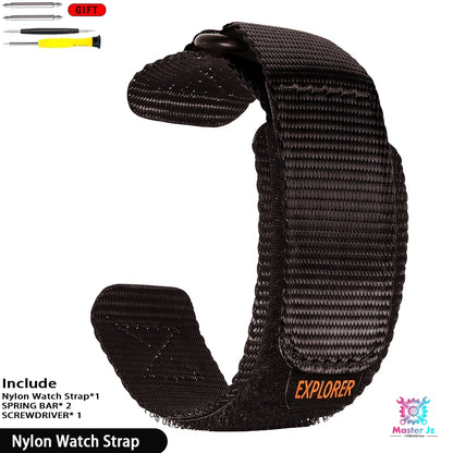 Nylon Strap For Casio AE1200 Square Watch 18mm Quick Release Breathable Sport Band With 316 Stainless Steel Case Waterproof Ring