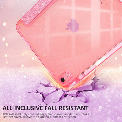 Glittering Sparkly Case for New iPad A16 11 10th Generation 2025 10.9 11 inch Tri-fold Auto Sleep Smart Stand Protective Cover