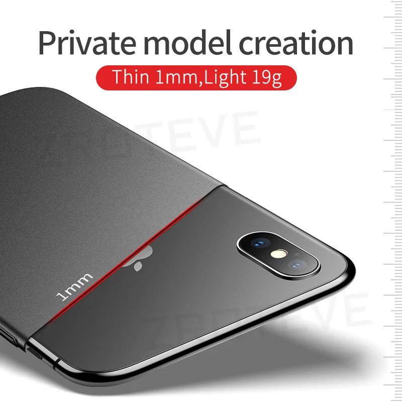 For iPhoneX Case ZROTEVE Luxury Ultra Thin Frosted Hard PC Cover For Apple iphone XR X S XS Max iPhonex 10 iPhone10 Phone Cases