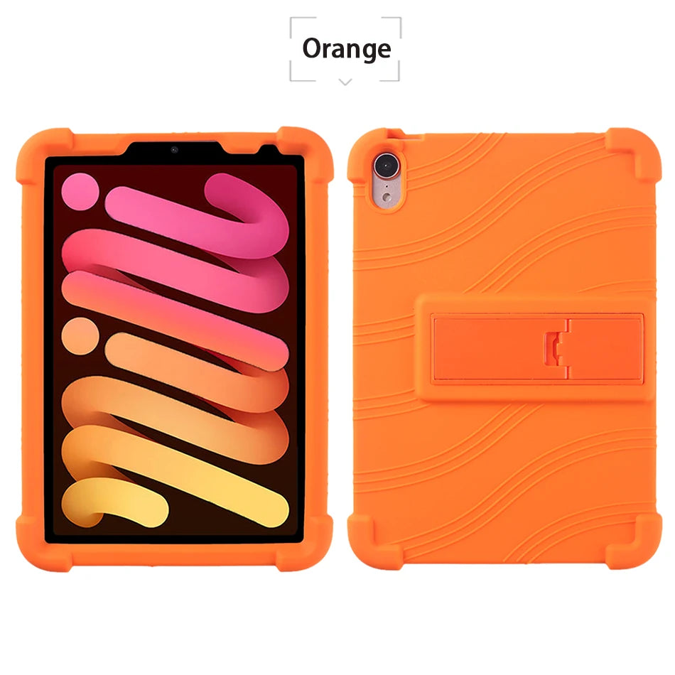 For iPad 11th 10th Pro 11 13 Air 4 5 10.9 7th 8th 9th 10.2 Air 3 10.5 5th 6th Mini 4 5 6 7 Kids Case Soft Silicon Tablet Cover
