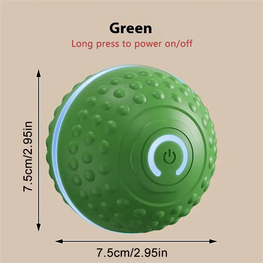 Smart Dog Toys Ball Electronic Interactive Cat Toy Pet Jump and Rolling Ball USB Automatic Moving Bouncing for Large Medium Dogs