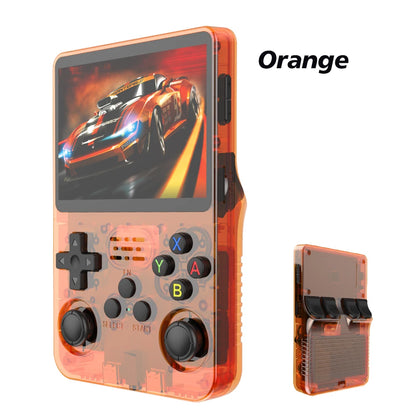 BOYHOM Original R36S Retro Handheld Video Game Console Linux System 3.5 Inch IPS Screen R35s Pro Portable Pocket Video Player 64GB Games 1G Ram