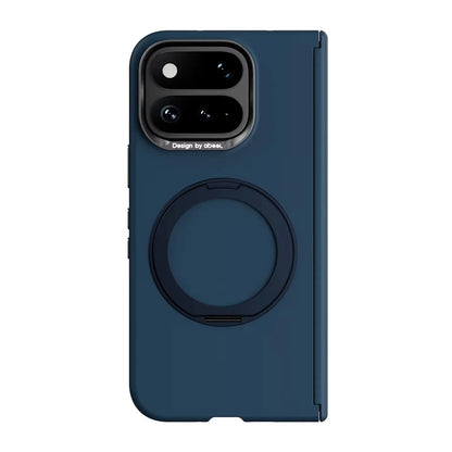 Magnetic Shockproof Skin-Feel Cute Phone Case For Google Pixel 11 Pro Fold With 360 Rotating Bracket Metal Lens protect Cover