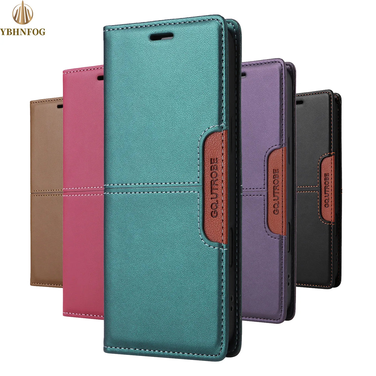 Leather Flip Phone Case For Samsung Galaxy S26 S10 Plus S20 S21 FE S22 S23 S24 S25 Note20 Ultra Magnetic Wallet Protect Cove