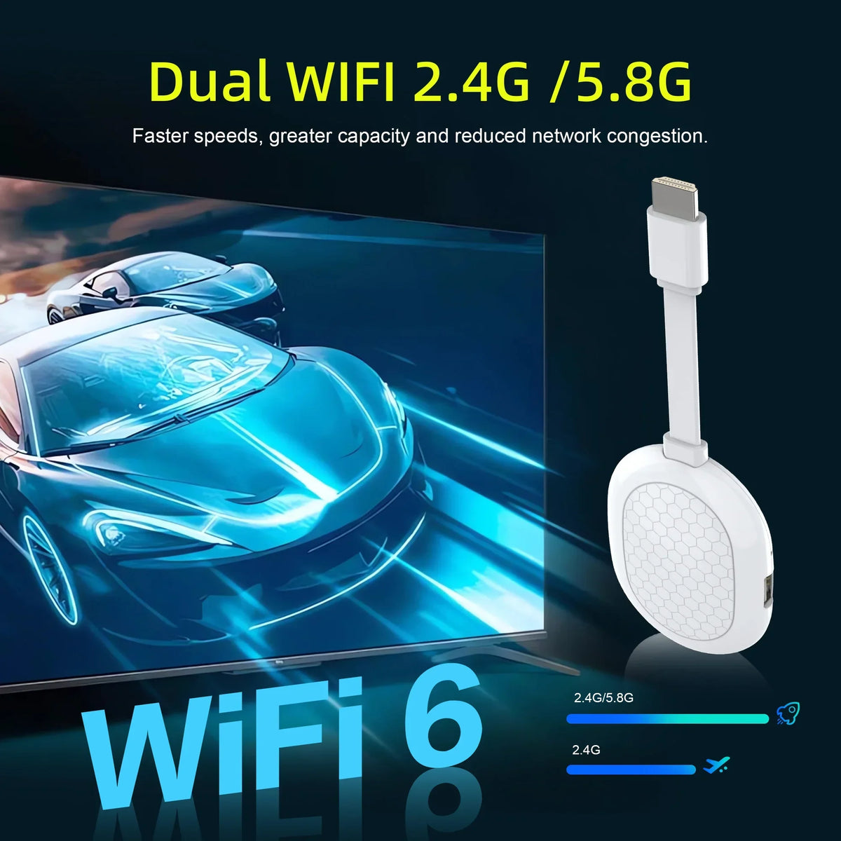 2026 Ultra HD 8K Android TV Stick Q2S Stick Mini Home TV Dongle RK3518 Quad-Core with Wi-Fi 6 Bluetooth 5.0 Media Player