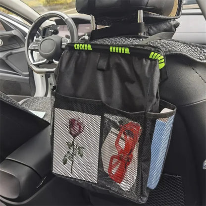 Hanging Car Trash ，Portable Storage Bag， Can Waterproof Car Trash Durable Garbage Bin Organizer for Vehicles, Fit for All Cars