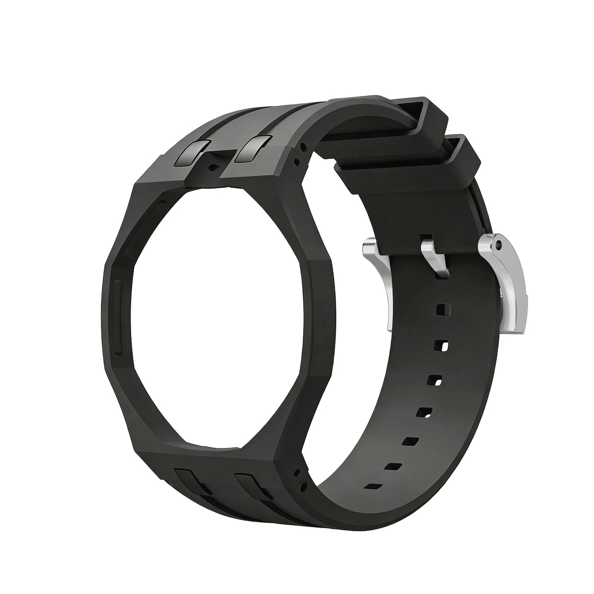 Bioceramics Watch Case+Silicone Band Modification Kit Strap Case Changer To Wristwatch Accessories For Royal Pop