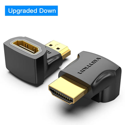 Vention HDMI Adapter 90 270 Degree Right Angle Male to Female Converter 4K HD Connector for HDTV PS4 Lptop TV Box HDMI Extender