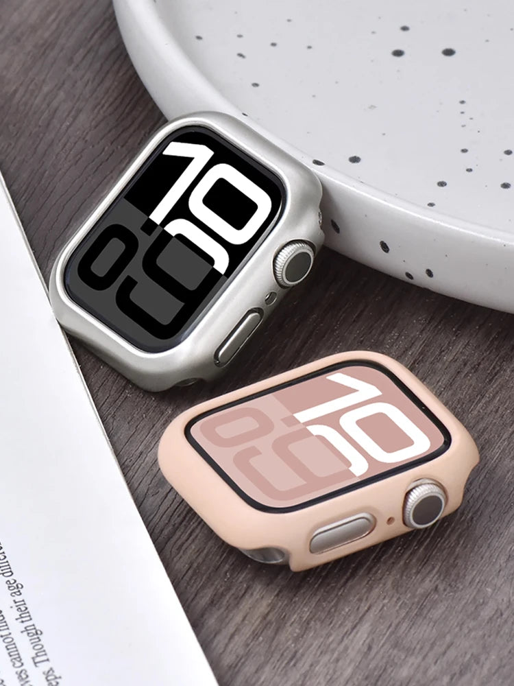 Cover For Apple Watch Case Series 12 11 10 46mm 42mm Accessories Smartwatch Protector Hollow Hard PC Bumper iWatch 11 Protective