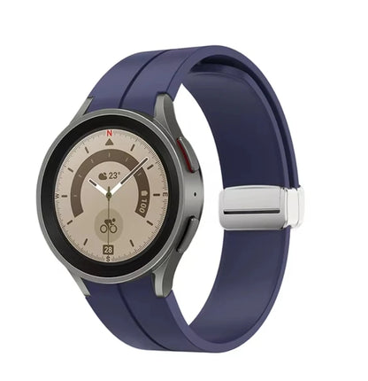 No Gap Magnetic Silicone Strap For Samsung Galaxy Watch 7 6 5 4 44mm 40mm Pro 45mm Bracelet Galaxy Watch6 Classic 43mm 47mm Band